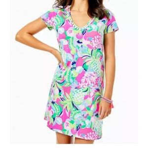 NWOT Lilly Pulitzer Etta v-neck dress, M